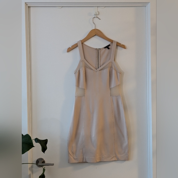 Express nude panel bodycon dress (Small) - Picture 7 of 7
